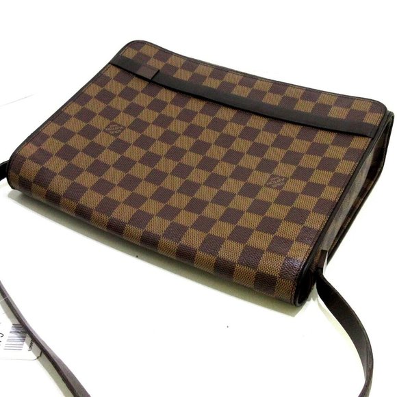 Tribeca Carre Damier Ebene Shoulder Bag - Picture 8 of 8